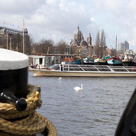 Hotelboot Zwaan Amsterdam Bagian luar foto